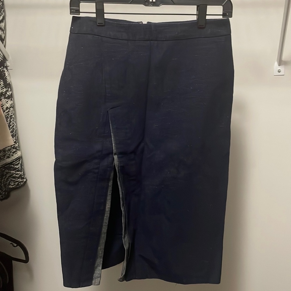 BCBG Jean Pencil Skirt